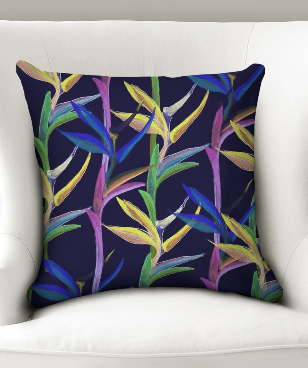 Bird of Paradise - Throw Pillow