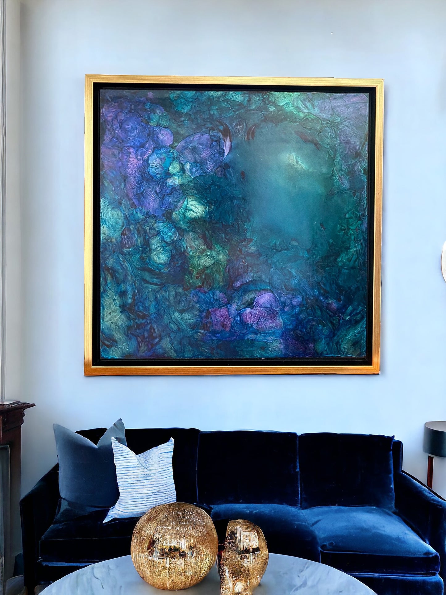 Blue Lagoon Original Painting