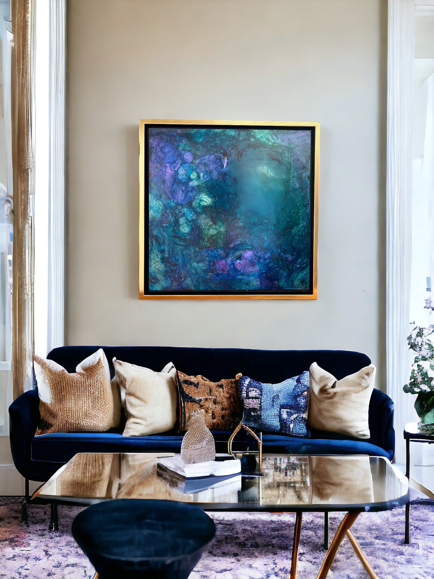 Blue Lagoon Original Painting