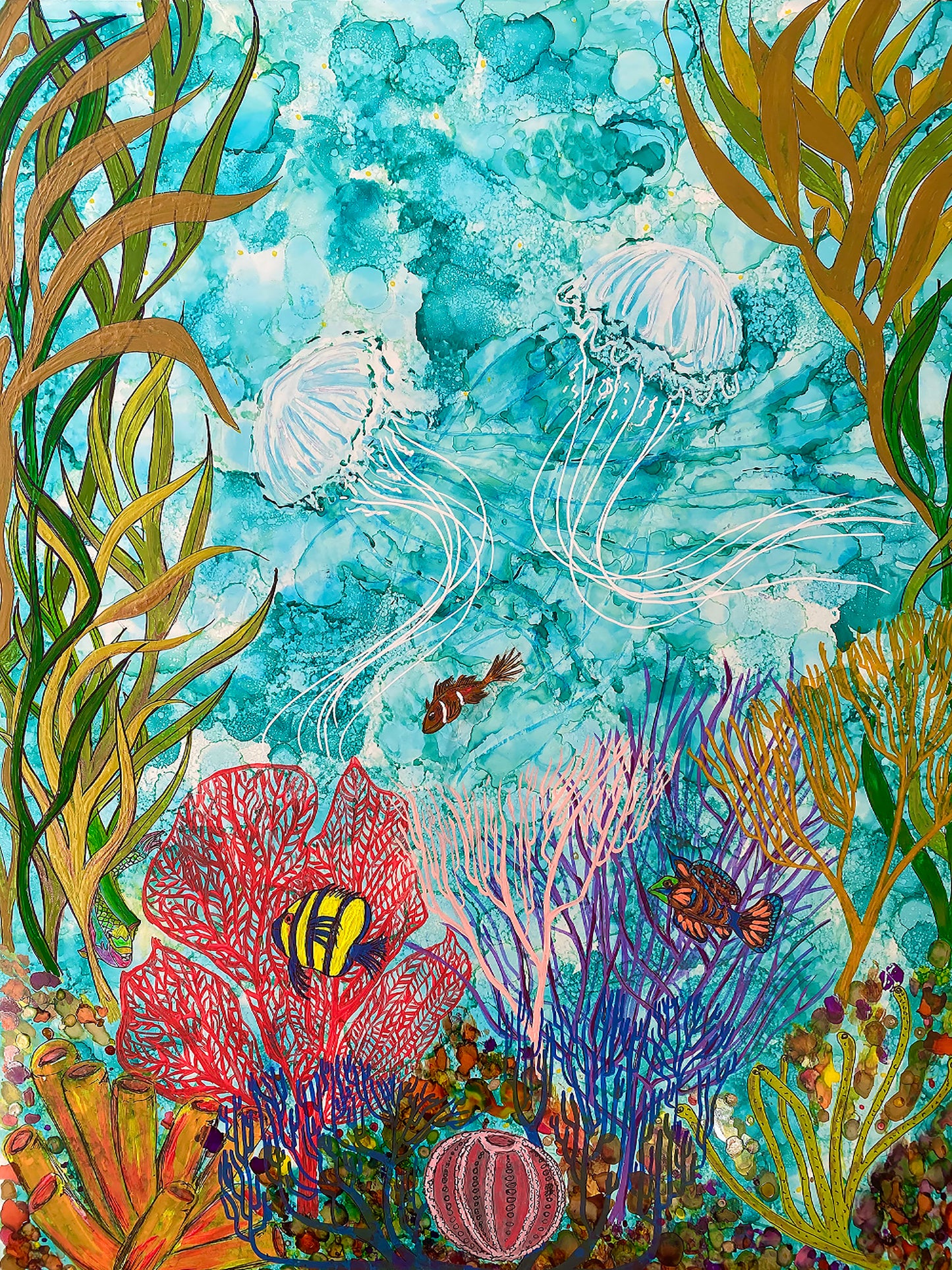 Jellies on the Rise Original Painting