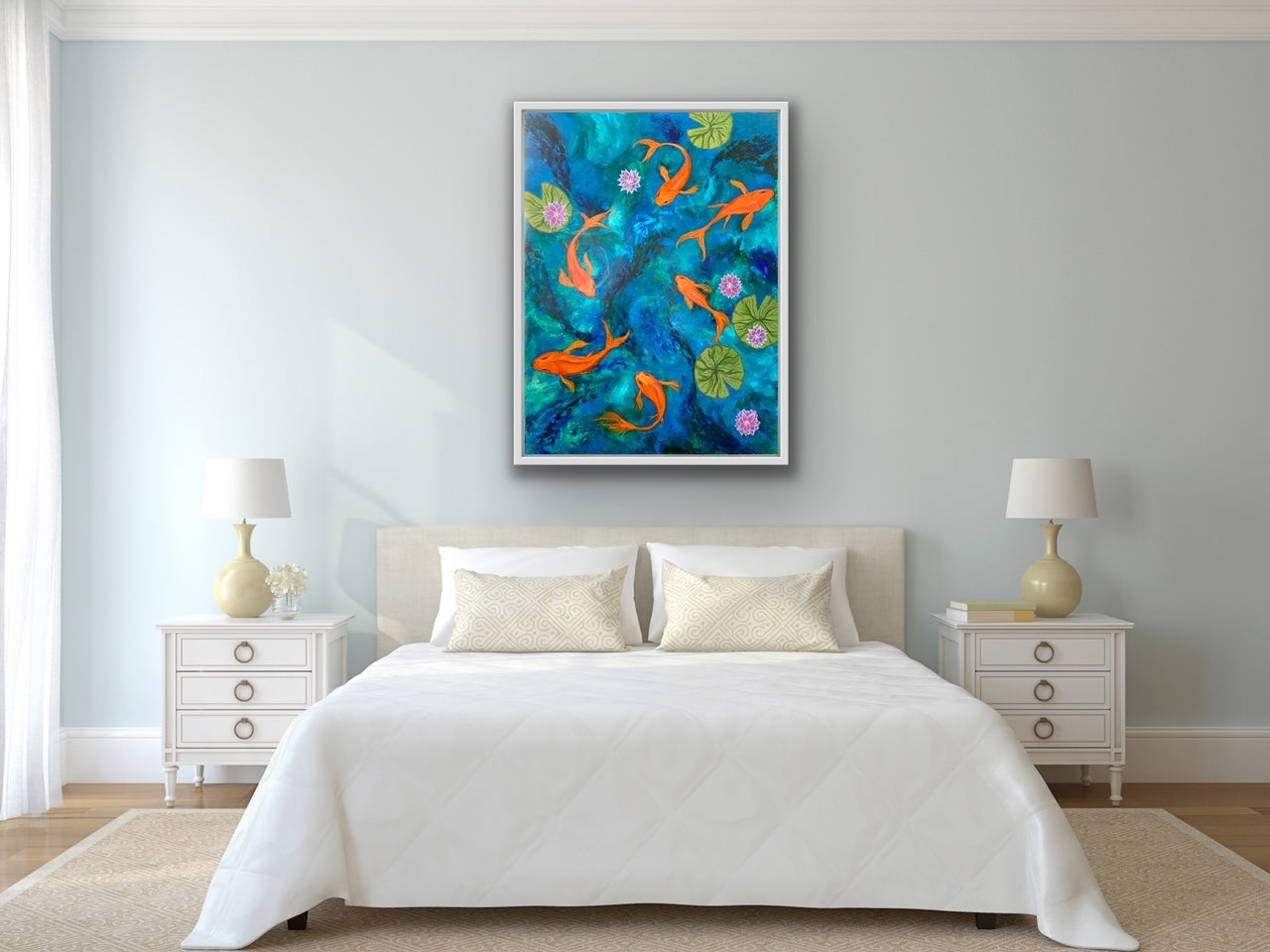 Dancing Koi - Art Print