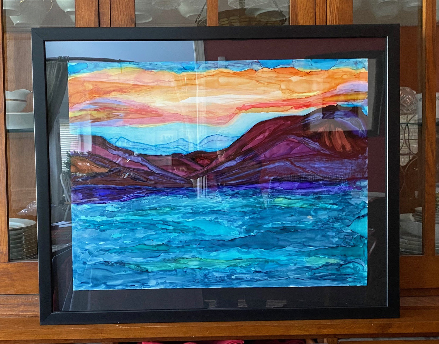 Lake Lure before Hurricane Helene- Original Painting