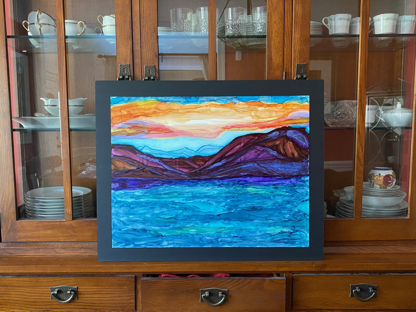 Lake Lure before Hurricane Helene- Original Painting