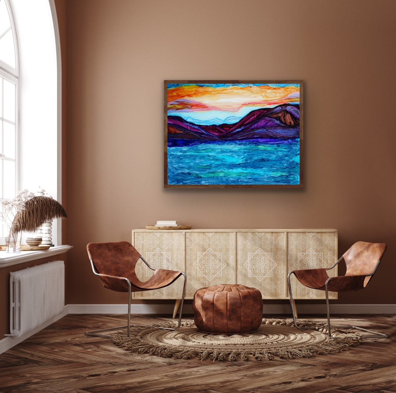 Lake Lure before Hurricane Helene- Original Painting