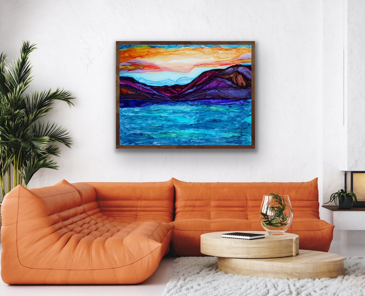 Lake Lure before Hurricane Helene- Original Painting