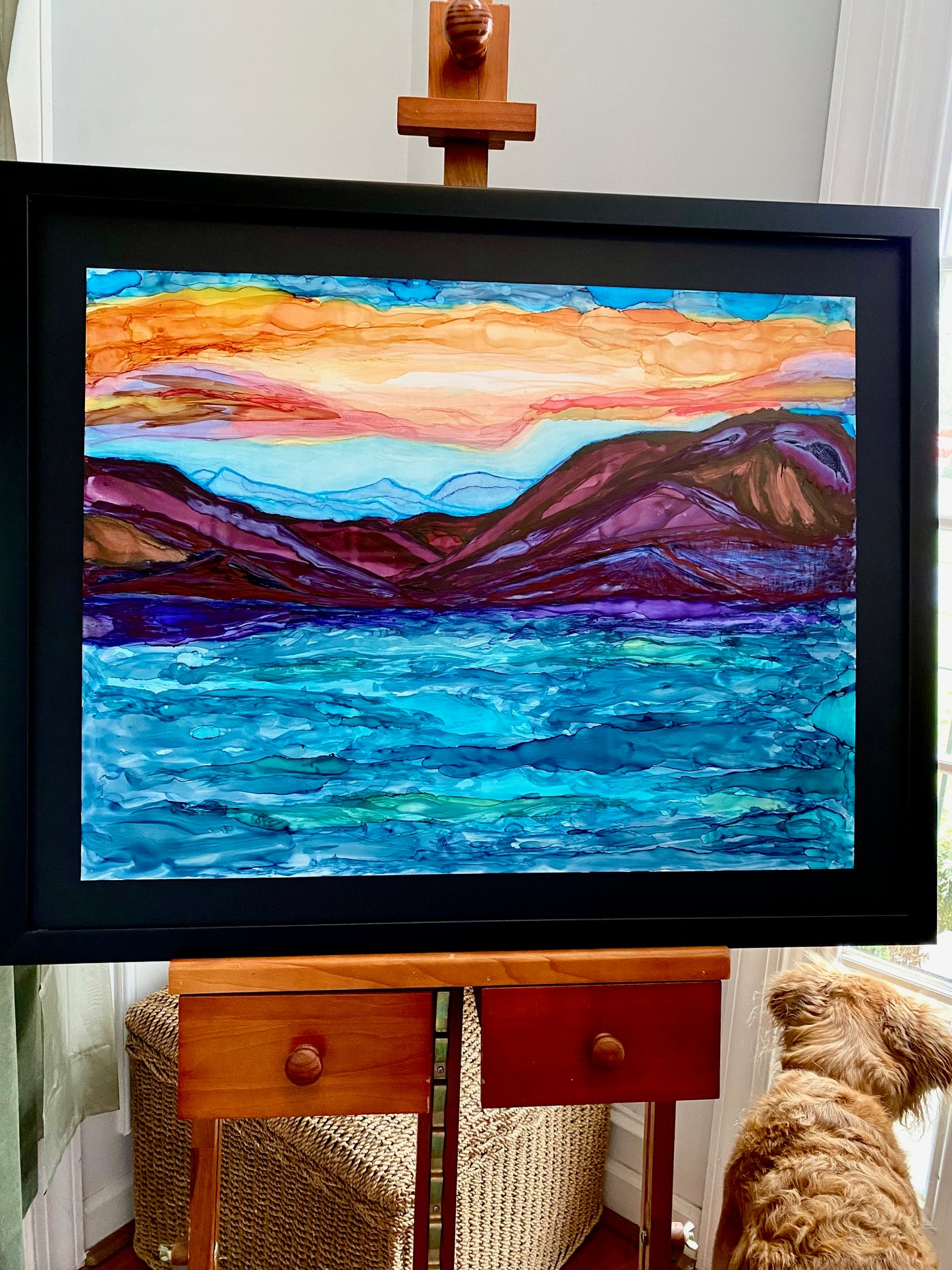 Lake Lure before Hurricane Helene- Original Painting