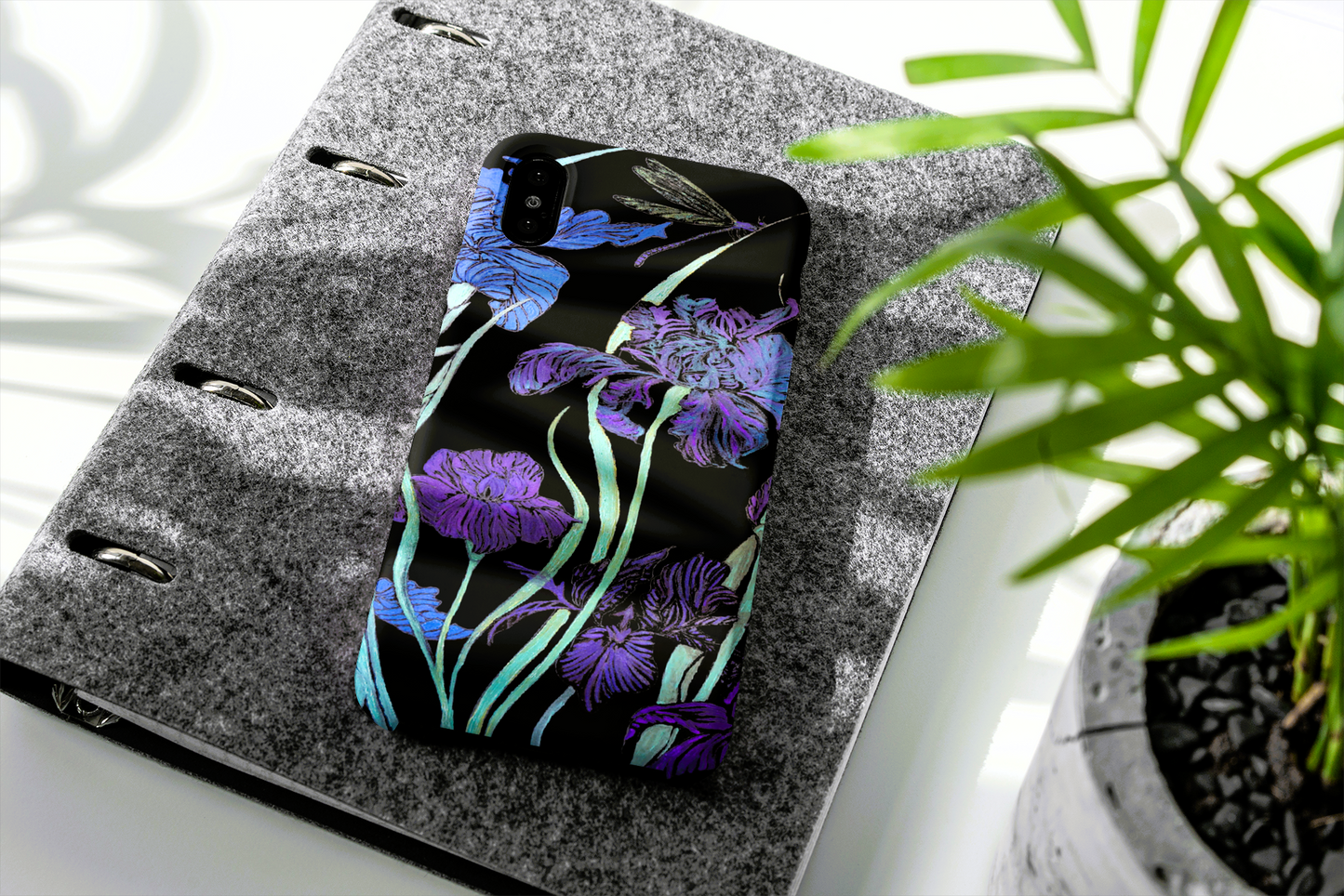 Night Irises - Phone Case