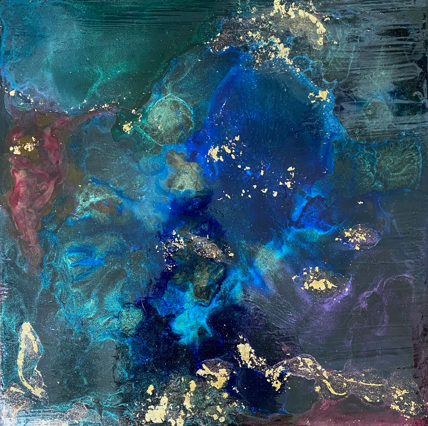 Christmas in Heaven Original Painting-SOLD