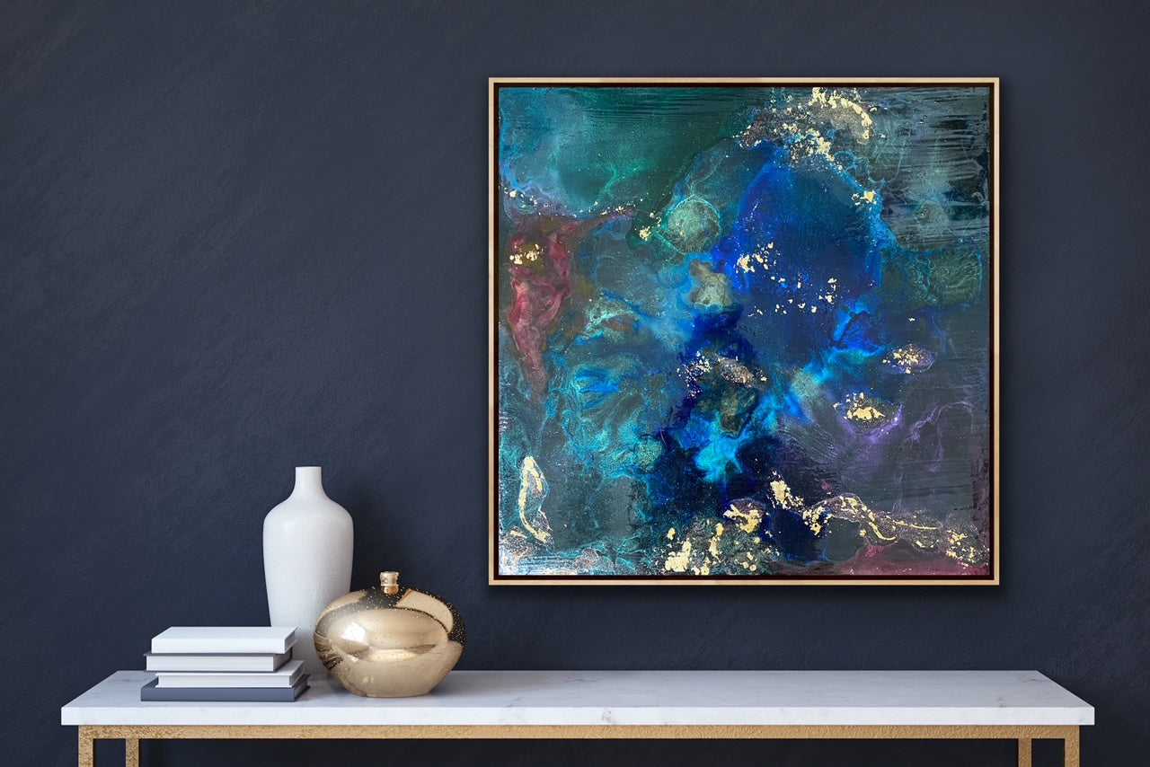 Christmas in Heaven Original Painting-SOLD