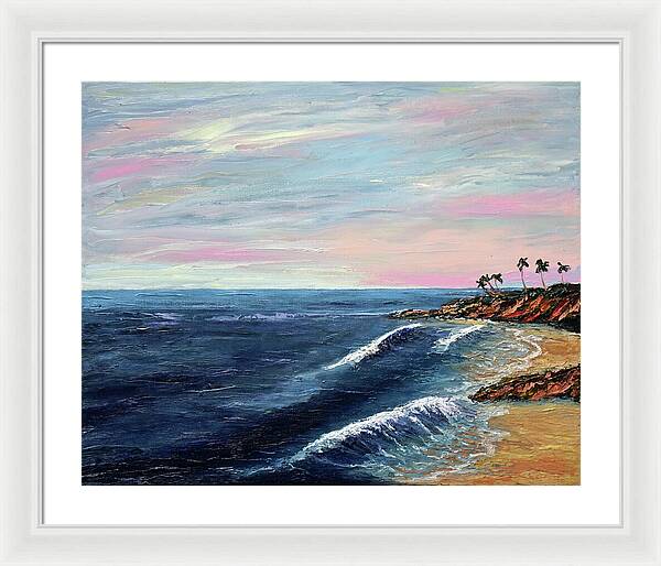 La Jolla Twilight - Framed Print