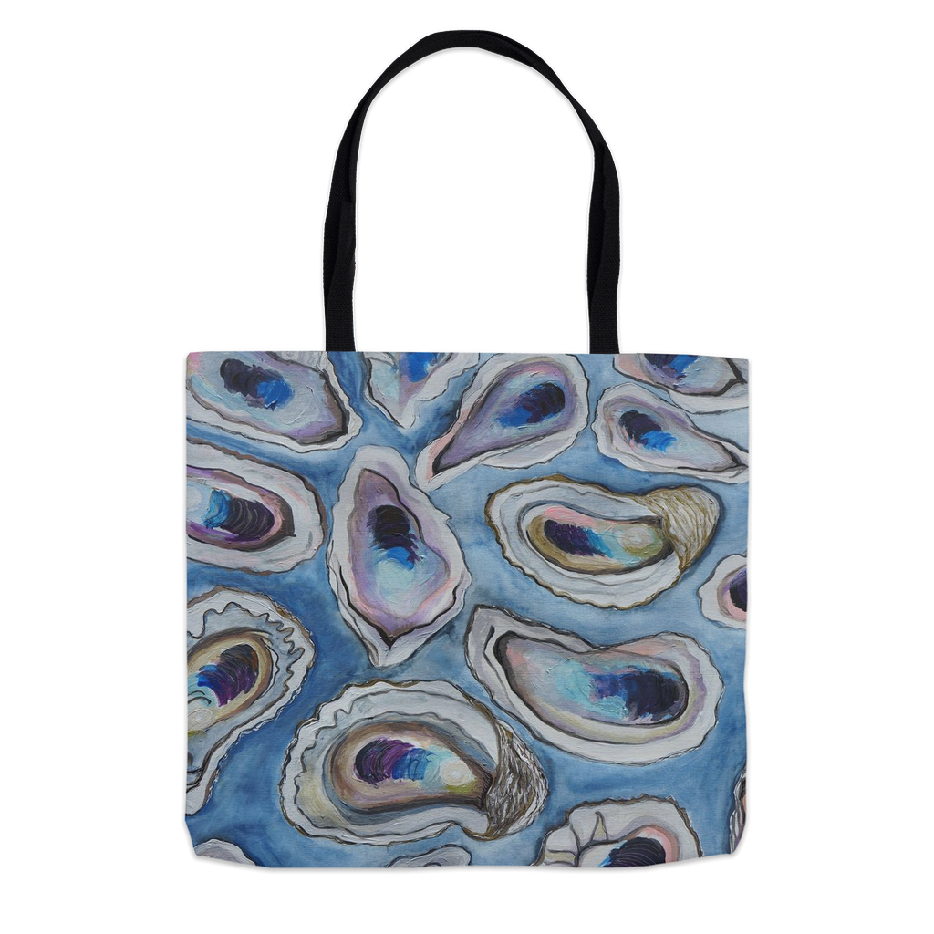 Oysters Tote Bag-Blue