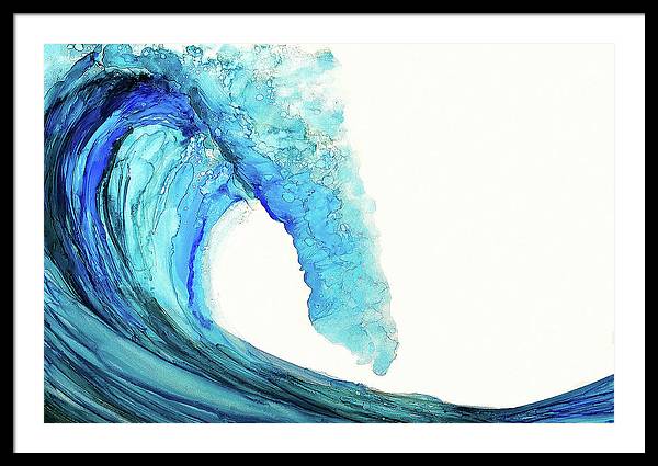 Blue Wave - Framed Print
