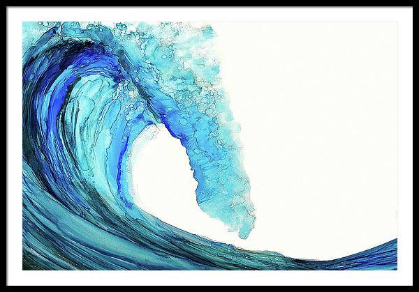 Blue Wave - Framed Print
