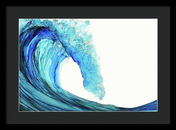 Blue Wave - Framed Print