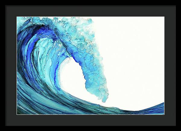 Blue Wave - Framed Print