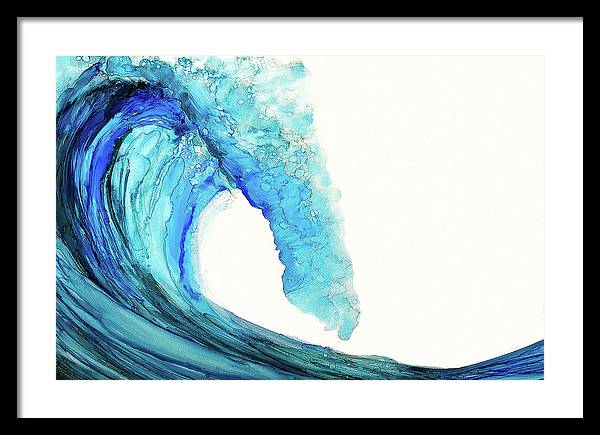 Blue Wave - Framed Print