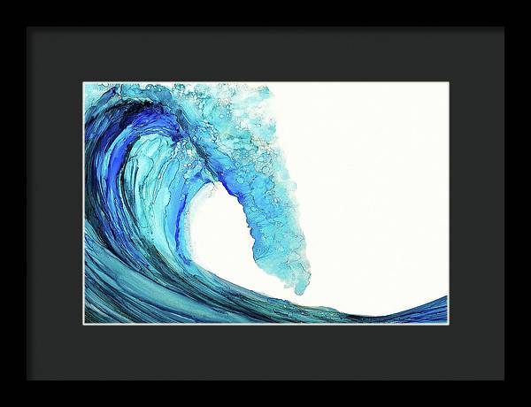 Blue Wave - Framed Print