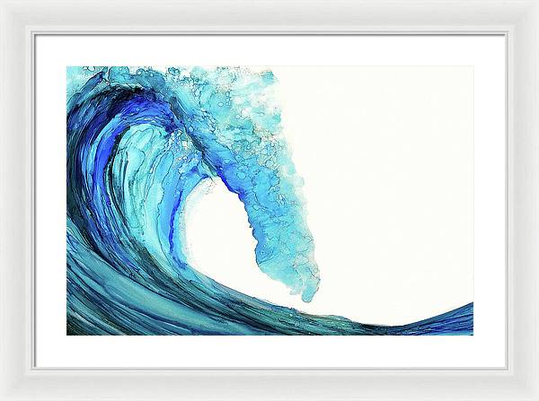 Blue Wave - Framed Print