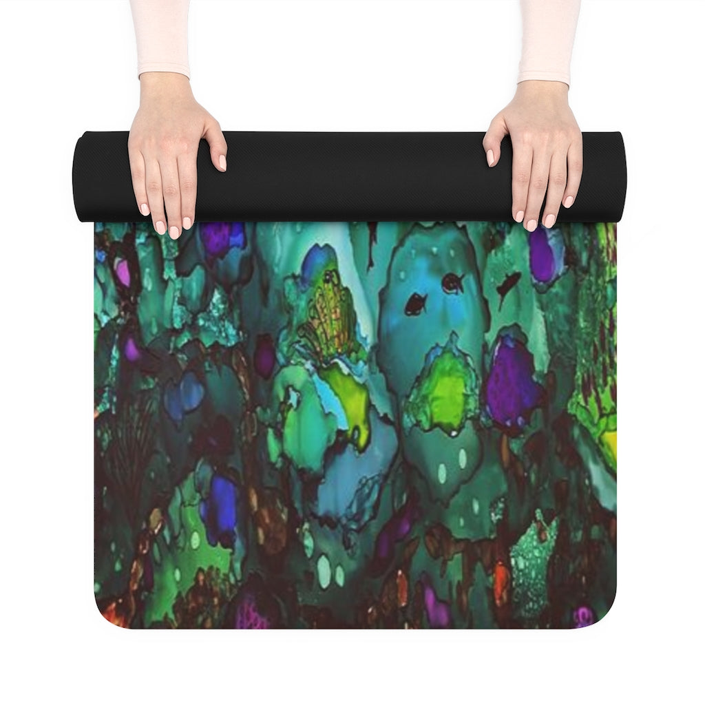 Rubber Yoga Mat-Under the Sea