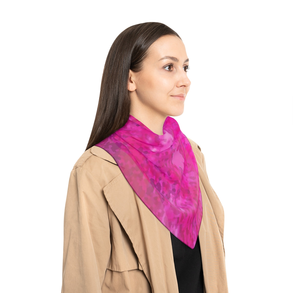 Poly Scarf-Coral Reef
