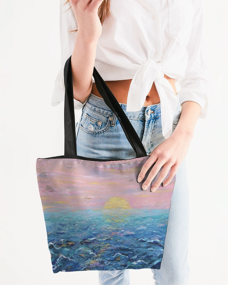 Key West Canvas Zip Tote