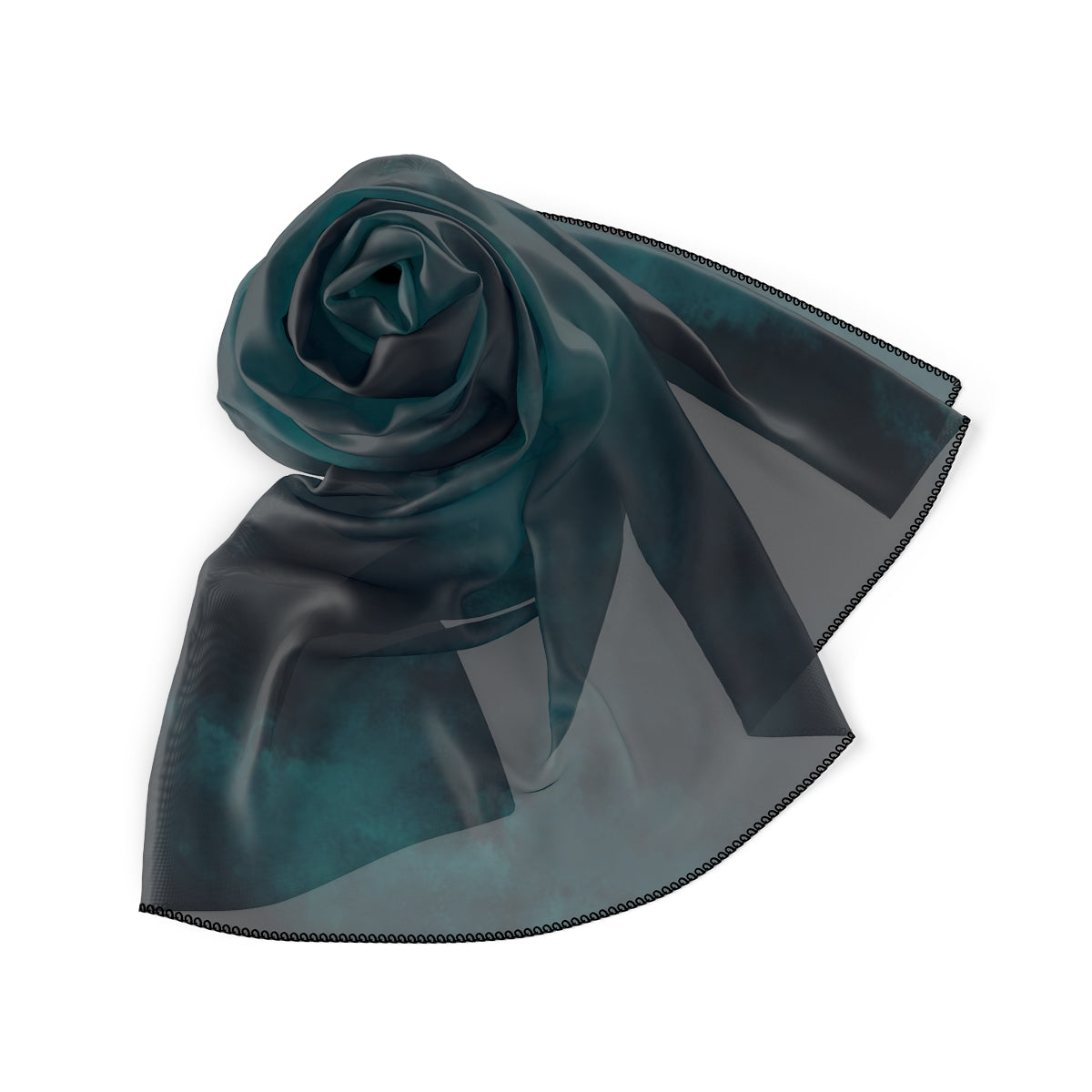 Poly Scarf-Emerald Ocean