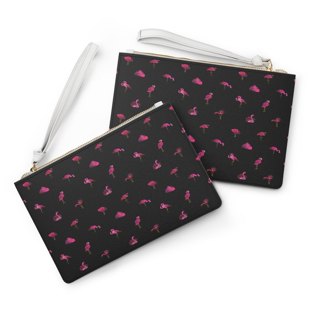 Clutch Bag-Flamingos