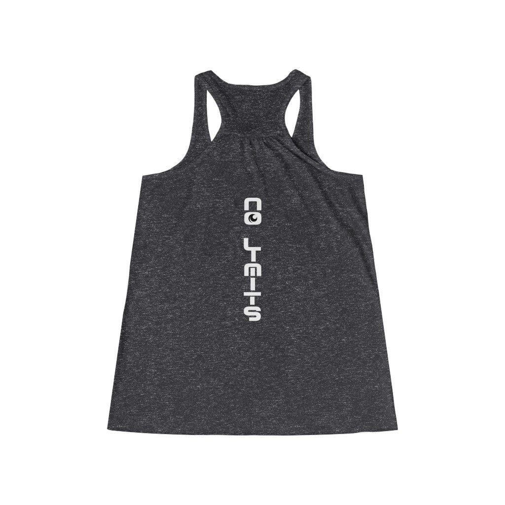 Women's Flowy Racerback Tank-No Limits No Excuses