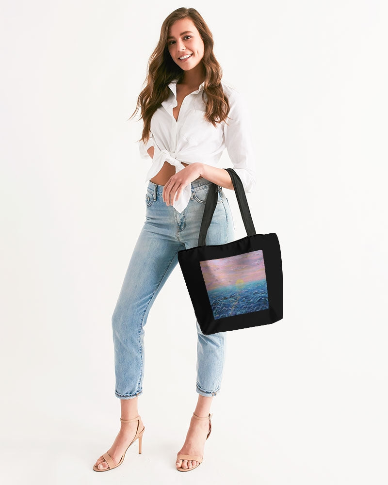 Canvas Zip Tote-Key West
