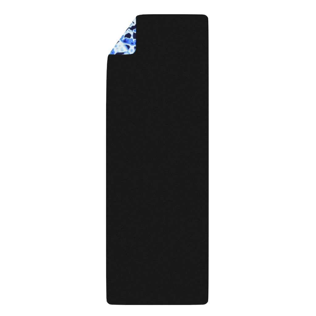 Rubber Yoga Mat-Blue Mosaic