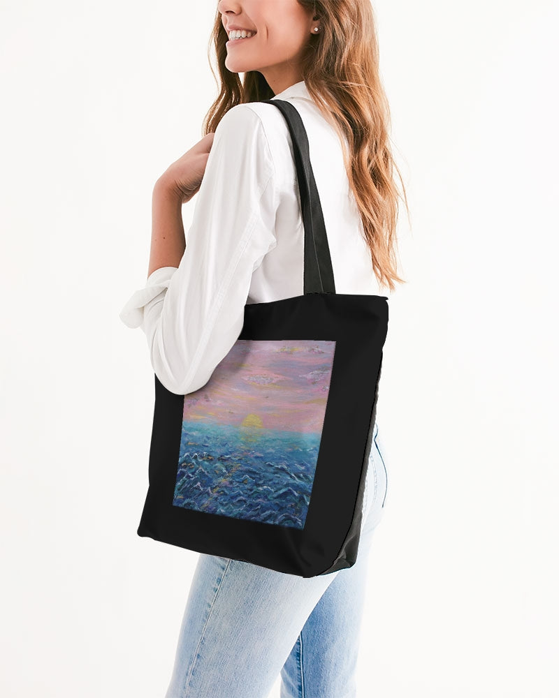 Canvas Zip Tote-Key West