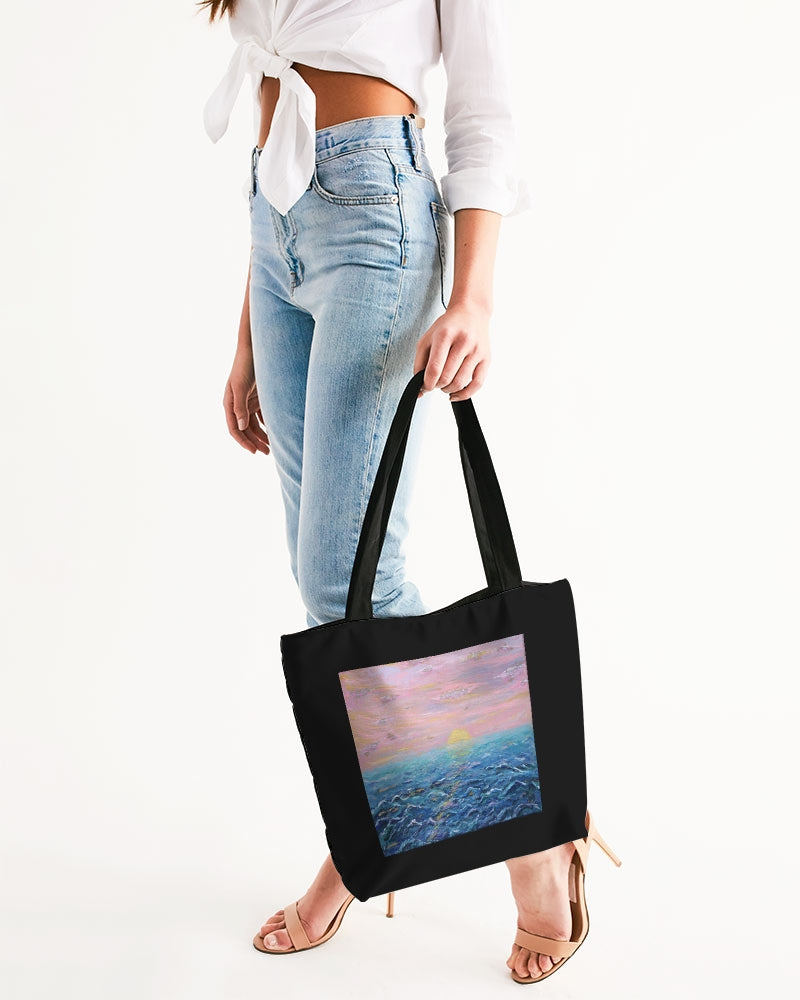 Canvas Zip Tote-Key West