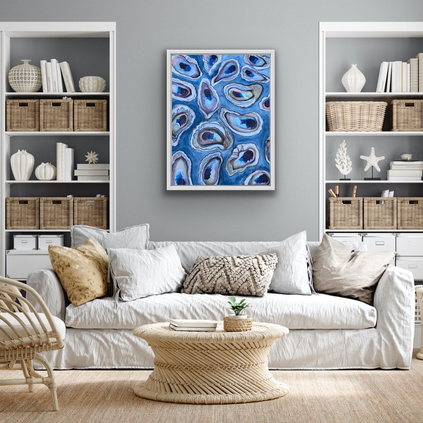Oysters-Framed Poster
