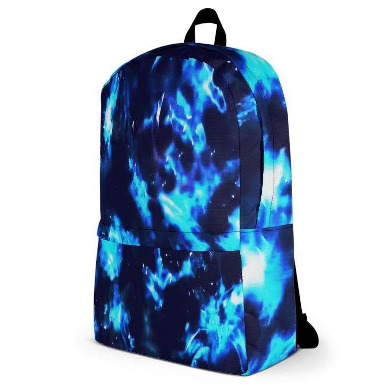 Blue Cenote Backpack with laptop pocket-TaraHuntDesigns