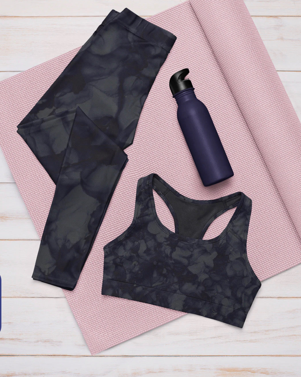 Side Pocket Leggings-Navy Ink