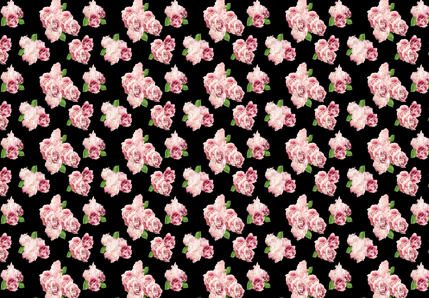 Longline sports bra-Spring Roses