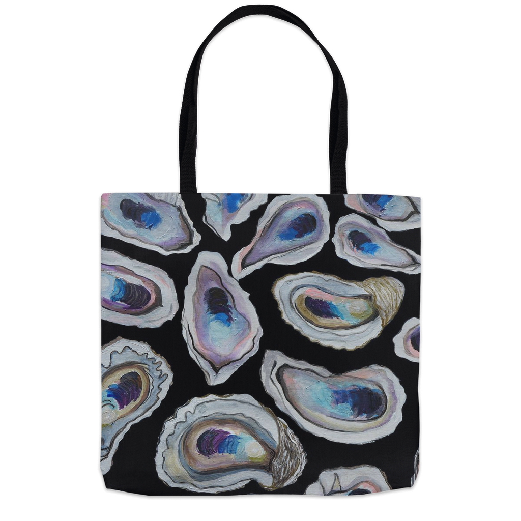 Oysters Tote Bag-Black