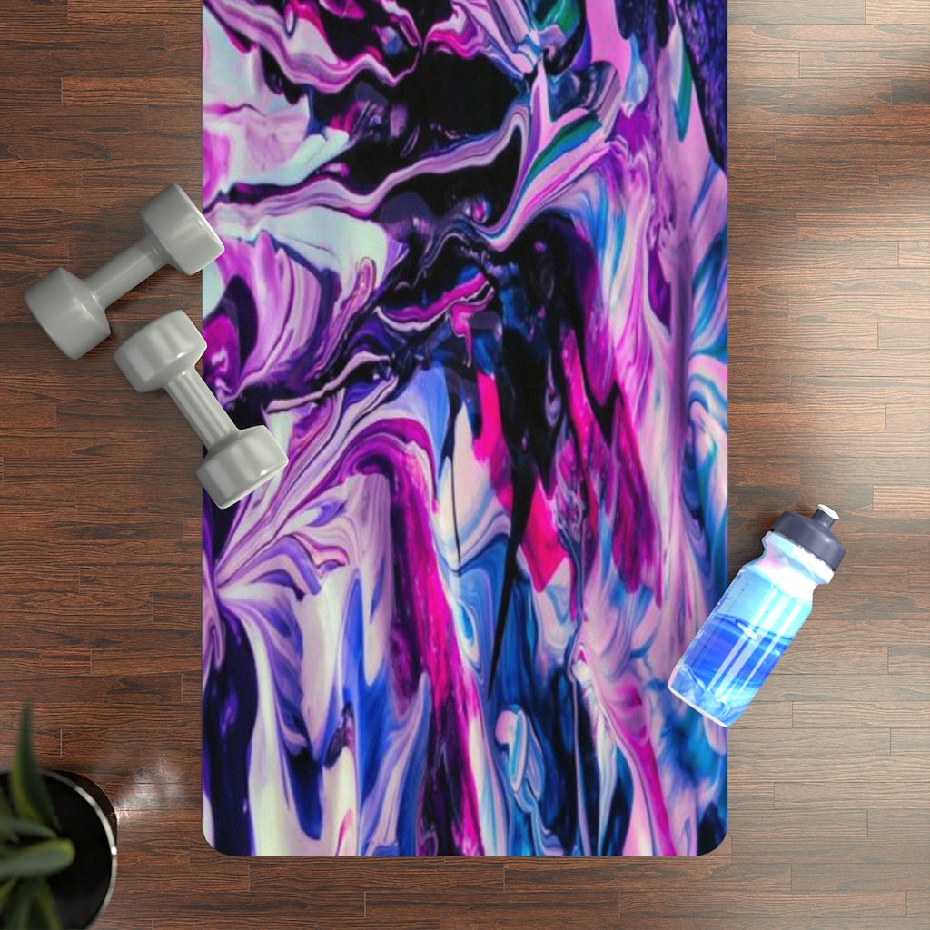 Rubber Yoga Mat-Artist Pour