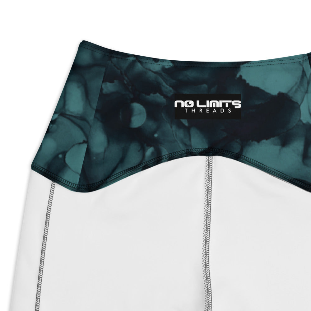 Side Pocket Leggings -Teal Ink