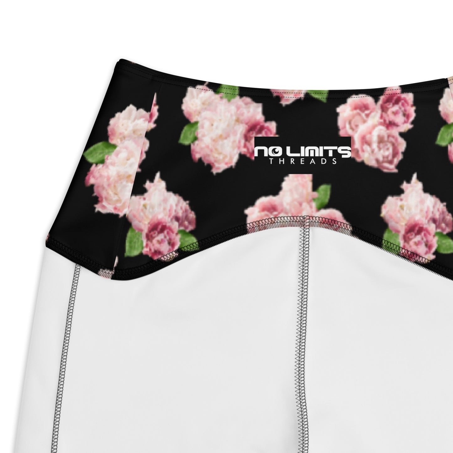 Side-pocket Leggings-Spring Rose