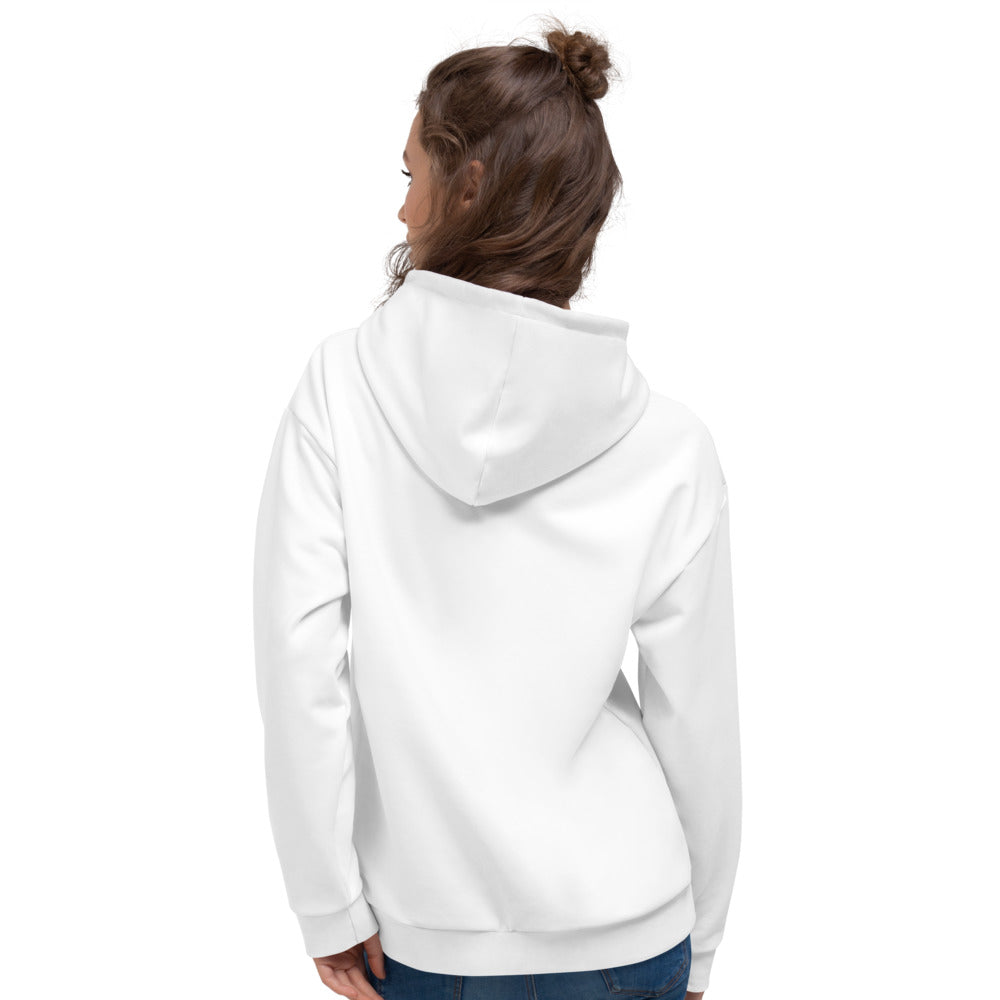 Ladies Hoodie with Fleece Interior-Tie Dye Palm