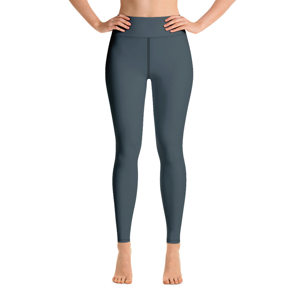 Hi-Waist Yoga Leggings-Deep Teal