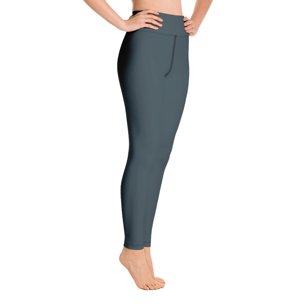 Hi-Waist Yoga Leggings-Deep Teal