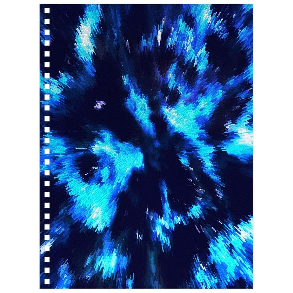 Blue Cenote Notebook (6.5 in. X 8.75 in.)-TaraHuntDesigns