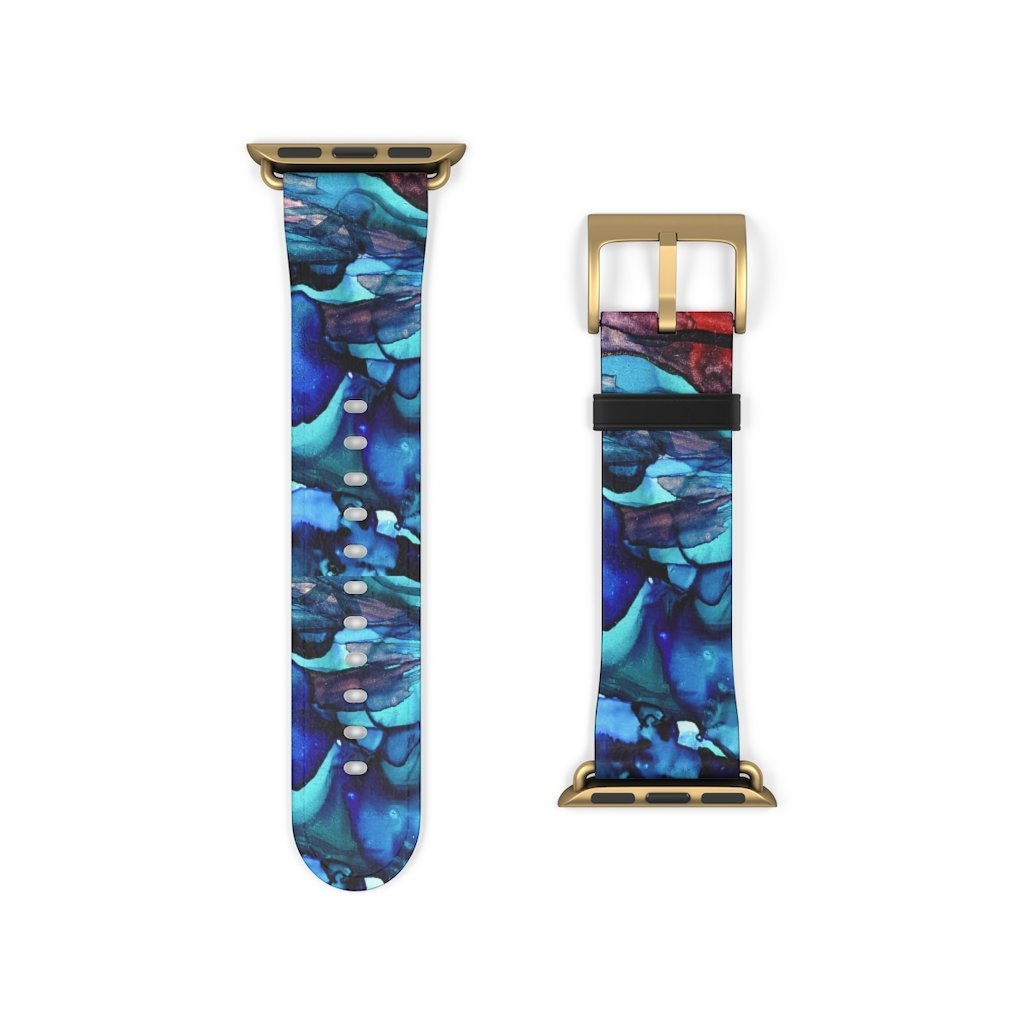 Blue Ocean Apple Watch Band-Accessories-TaraHuntDesigns