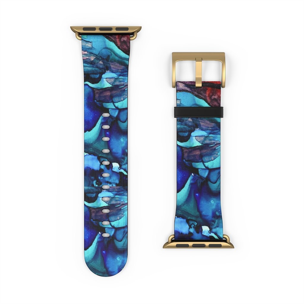 Blue Ocean Apple Watch Band-Accessories-TaraHuntDesigns