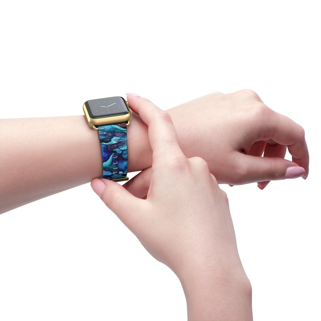 Blue Ocean Apple Watch Band-Accessories-TaraHuntDesigns