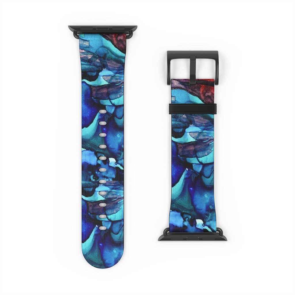 Blue Ocean Apple Watch Band-Accessories-TaraHuntDesigns
