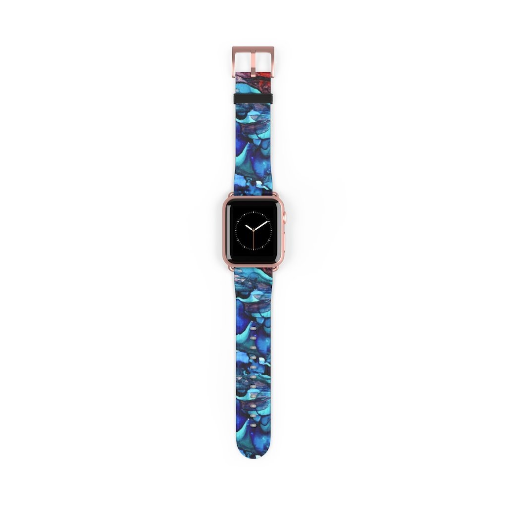 Blue Ocean Apple Watch Band-Accessories-TaraHuntDesigns