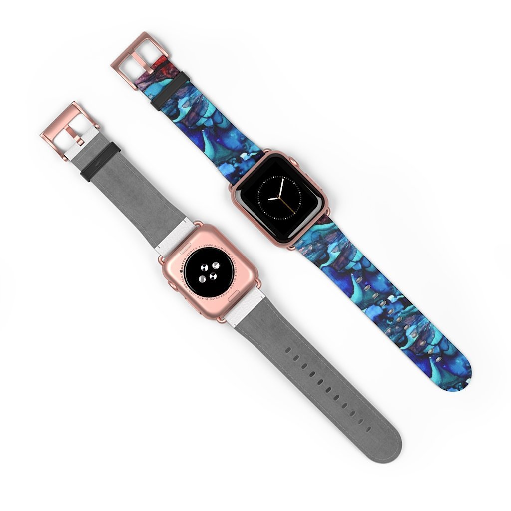Blue Ocean Apple Watch Band-Accessories-TaraHuntDesigns